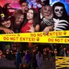 Cinta Decorativa Halloween Transfronteriza Cinta de Advertencia Festiva para Bares Europeos y Americanos Fuente de Horror No Entrar