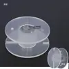Estrutura de Indutor Transparente ABS Divisor de Frequência Bobina de Indutor Oca Carretel Suporte Redondo de Plástico Carretel de Fio Integrado Áudio