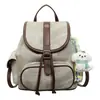 Mochila casual estilo coreano 2026 nueva, diseño ligero y simple, adecuada para el uso diario y para ir al trabajo, con gran capacidad y cierre de cordón, diseñada para mujeres