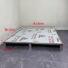 Pallets de Aço Inoxidável, Porta-Cargas, Pads de Prateleira, Plataformas Industriais, Placas à Prova de Umidade para Armazém de Empilhadeiras