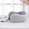 Almohada en Forma de U, Almohada de Espuma Viscoelástica, Almohada de Soporte para el Cuello de Viaje, Almohada para la Siesta, Extraíble y Lavable, Logo Personalizable, Exclusivamente para Suministro Transfronterizo