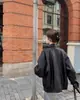Chaqueta de Cuero Marrón Retro para Mujer Corta Primavera y Otoño 2024 Estilo Coreano Pequeño Holgada Chaqueta de Cuero Chaqueta de Motocicleta Atractiva