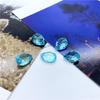 Nuevas gotas de agua, resina mágica transparente, taladro de fondo puntiagudo de 10*14 mm, accesorios de joyería, material creativo coreano hecho a mano para bricolaje