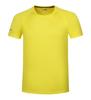Camiseta de manga curta com gola redonda e secagem rápida com faixa refletiva, roupas de grupo, roupas de trabalho, roupas de classe, cor sólida, tudo combinando, casual, logotipo para impressão