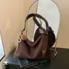 Bolsa de Axila Texturizada de Nicho Outono/Inverno Feminina 2026 Nova Bolsa Saco de Veludo e Pelúcia Bolsa Simples de Ombro Transversal