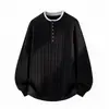 Suéter para Hombre 26 Transfronterizo Invierno Nuevo Casual para Hombre Cuello Redondo Moda Tejido de Punto Trenzado Camisa Básica para Hombre