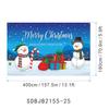 Nuevo fondo navideño transfronterizo de tela con diseño de escena de pancarta navideña para fiestas navideñas de Amazon, decoración de tela colgante