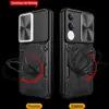 Adequado para capa de celular VIVO V70FE 5G com tampa deslizante para lente Y400 5G, capa protetora de celular anti-queda de cobertura total