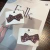 Nuevo pasador de diamantes de imitación clip lateral elegante dulce japonés y coreano clip para flequillo clip superior de lazo clip rojo de internet clip BB pasador roto