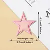 Adesivos de Tecido Bordados Estrela de Cinco Pontas Bolsas Bordadas com Glitter Roupas Infantis Brinquedos Adesivos Decorativos de Lantejoulas Prontos para Venda
