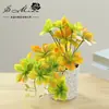 Planta Artificial Colgante Orquídea Bonsái, Decoración Creativa de Interior, Planta Artificial en Maceta de Amazon, Dropshipping