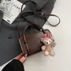 Bolso Trendy de Moda para Mujer 2024 Invierno Nueva Versión Coreana Ins Trendy Simple Versátil Bolso Cuadrado Pequeño Bolso de Hombro