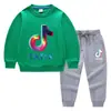Conjunto de Ropa Infantil Transfronterizo Nuevo Primavera y Otoño 2026: Conjunto de Dos Piezas para Niños: Sudadera y Pantalón Largo, Atuendo de Algodón de Manga Larga de Color Sólido para Bebés