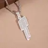 Europa y Estados Unidos Bili transfronterizo con collar con colgante torcido de dibujos animados marea hombres y mujeres joyería hip-hop joyería de marea de belleza venta al por mayor