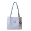 Bolsa Tote de Gran Capacidad, Bolso de Hombro Sencillo para Mujer, Bolso de Axila para Viajar al Trabajo, Bolsa de Lona Versátil Casual, Bolso de Moda para Mujer