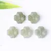 Cuentas Sueltas de Jade Hetian Natural, Elegantes y Cálidas, Accesorios para Colgantes de Collares de Cuentas Hechos a Mano DIY