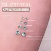 K9 Nuevo Rhinestones Redondos Rosa Claro Azul Ultra Brillantes de Fondo Plano para Uñas, Rhinestones Triturados, Rellenos de Rhinestones, Pegatinas Azules Rosas para Uñas de Corte 33, Decoraciones de Rhinestones