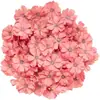 Flores Simuladas DIY Cabezas de Flores Multicapa Flores de Seda Flores Falsas Decoración de Boda Flores Flor de Seis Pétalos Flores para Cabeza de Ópera