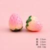 Adorables adornos para llaveros, colgantes para coche, escritorio y decoración DIY con fresas, tomates y verduras, simulando comer y jugar.