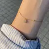 Pulsera de Girasol~Chapada en Plata S925 Oro de 18K Pulsera Completa de Diamantes Flor de Girasol para Mujeres Diseño de Nicho para Mujeres Japonesas y Coreanas