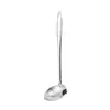 Escumadeira separadora de gordura, colher para panela quente em aço inoxidável, colher de sopa para remover gordura, peneira de filtro doméstica, escumadeira de sopa separadora de gordura