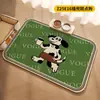 Tapete de alimentação para cães e gatos estilo cartoon, à prova de respingos e fácil de limpar, transfronteiriço; tapete de mesa adorável para animais de estimação de terra de diatomáceas; etiquetagem gratuita e dropshipping disponíveis