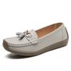 Zapatos Tipo Gorro Transfronterizos Primavera y Otoño Nuevos Zapatos de Boca Baja para Mujer Antideslizantes de Poner y Quitar Suela Suave Pies No Cansados Zapatos para las Cuatro Estaciones