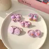 Gomas para el pelo de color café con leche de dibujos animados para niñas, Diademas para bebé, Gomas elásticas, Accesorios para el pelo, Gomas para el pelo de bebé, Seguras y sin marcas
