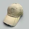 Gorra de Béisbol Bordada con Letras Rayadas por Ambos Lados y Estilo Desgastado para Hombres y Mujeres, Visera Lavada, Gorra de Pato Personalizada Súper Atractiva al por Mayor