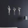 Florero transfronterizo pegatinas de pared de espejo acrílico estéreo 3D sala de estar entrada escaleras fondo pintura decorativa espejo autoadhesivo