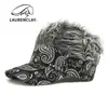 Gorro Peluca Personalizado Estilo Étnico para Hombres y Mujeres, Gorra Callejera Original, Gorra de Béisbol para Hombres, Visera Protectora Solar, Gorra de Borde Versátil