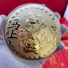 Moneda de Oro con Contenido de Oro Puro 999, Lámina de Oro de 50Mg, Regalo de la Tienda de Oro Paz y Alegría, Regalo del Día de la Madre