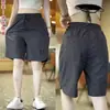 Pantalones Cortos de Verano Finos de Cinco Puntos Deportivos de Corte Holgado de Moda para Estudiantes Hombres Pantalones Cortos de Seda de Hielo para Uso en Exteriores Pantalones Cortos Casuales de Secado Rápido para Hombres
