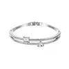 Pulsera de Corea del Sur más vendida, simple, de aleación, con temperamento, pulsera de amor, accesorios de reloj de moda, regalo de cumpleaños para novias