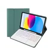 Estojo Protetor para Tablet iPad 11ª Geração Air7 com Touchpad, Teclado Bluetooth Sem Fio Retroiluminado, Estojo em Espanhol