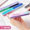 Tiras Pulidoras de Uñas, Herramientas para Limar Uñas, Limas Pulidoras de Superficie de Uñas, Suministros de Cuidado de Uñas Coloridos de Siete Caras, Tiras Pulidoras de Uñas al por Mayor