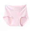 Calcinhas Femininas Antibacterianas de Algodão Puro com Entreperna Estendida, Controle de Barriga, Cintura Alta, Sem Costura, Grade 10A, Venda por Atacado de Roupa Íntima para Mulheres