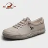 Sapatos masculinos Gongyang originais, modelo novo, couro genuíno, sapatos casuais respiráveis, sola macia, antiderrapante, tênis esportivos versáteis, calçados masculinos da moda