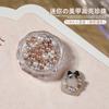 Nuevo Manicure Maillard Resaltador Joyería de Perlas Sin Piel Combinación Versátil Tamaño Tridimensional Mixto Perla No Porosa Decoración