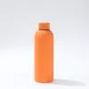 Nueva Botella Deportiva Pequeña de Boca Recubierta de Goma, Taza Térmica, Doble Capa de Vacío de Acero Inoxidable 304, Taza Recta de Boca Pequeña Estilo Americano