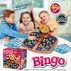 Bingo de Brinquedos Transfronteiriço! Jogo de Bingo com Máquina de Loteria Jogo da Sorte Manual Jogo de Tabuleiro de Simulação Infantil Fábrica de Brinquedos