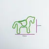 Clip de papel de caballo colorido clip de papel de animal clip de papel con forma creativa clip de papel lindo pin de metal transfronterizo