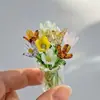Flores de Vid en Miniatura, Flores Artificiales Hechas a Mano de Vid de Zibo, Decoraciones para Ramo del Día de la Madre, Adornos para Escritorio de Oficina