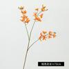 Garfo de 3 Pontas Flor de Orquídea Borboleta Feniz Orquídea das Quatro Estações Flor Pequena Cymbidium Modelo de Casa Nórdica Quarto de Modelo Hotel Decoração de Casamento Flores Artificiais Flores Falsas