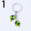 Personalidade criativa Lucky Four-leaf Clover Keychain Cute Green Four-leaf Clover Pingente Estudante Pequeno Presente All-match Jóias