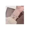 2025 Pulsera de Cuentas con Colgante de Mariposa Morado Claro Transfronteriza Estilo Hada Versátil Elegante Suave Joyería de Mano para Mujeres