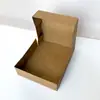 Caja de Cartón Kraft para Pastel con Ventana, Tapa Abatible, Caja de Regalo para Pan Impresa Personalizada y Laminada