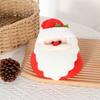 Nuevo anillo de cortina de Navidad hebilla decoración de ambiente interior transfronterizo lindo muñeco de nieve viejo tomados de la mano muñeco decoración de ventana