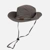 Sombrero de pescador con cordón de marca japonesa de moda para hombres y mujeres, transpirable, para verano, para acampar al aire libre, senderismo, pesca, sombrero de vaquero occidental.
