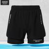 Bañadores Sueltos y de Moda para Hombre, Doble Capa Anti-Vergüenza Estilo Profesional, Traje de Baño de Cinco Puntos de Secado Rápido, Equipo Deportivo para Playa y Natación